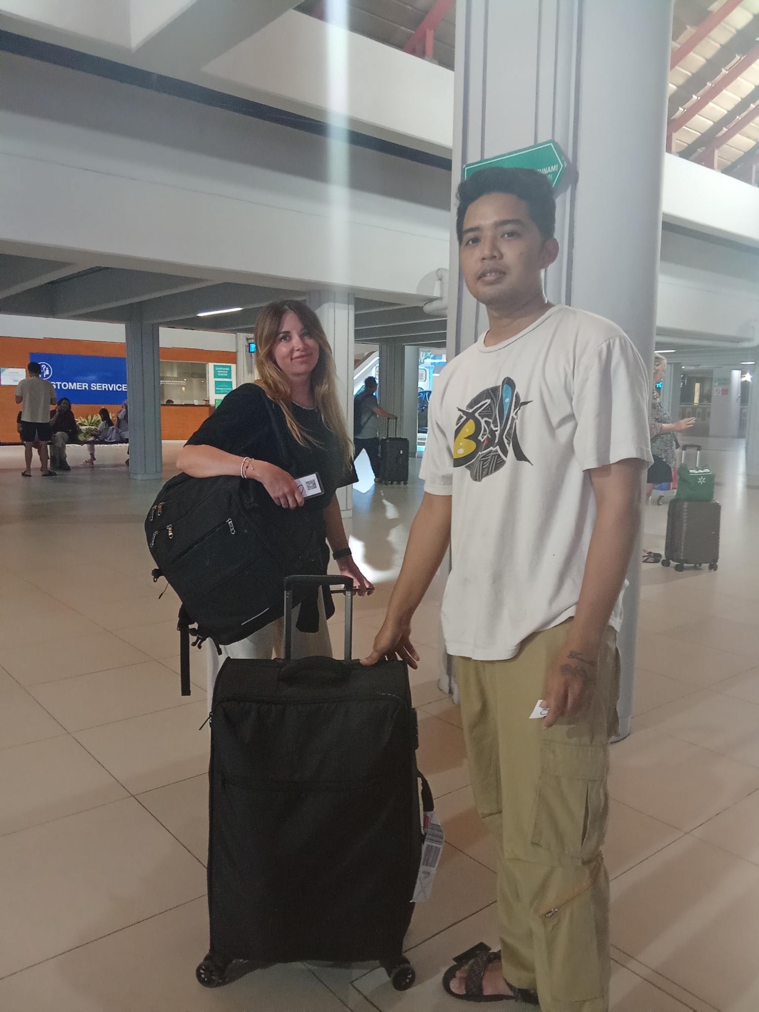 Foto pelanggan yang puas